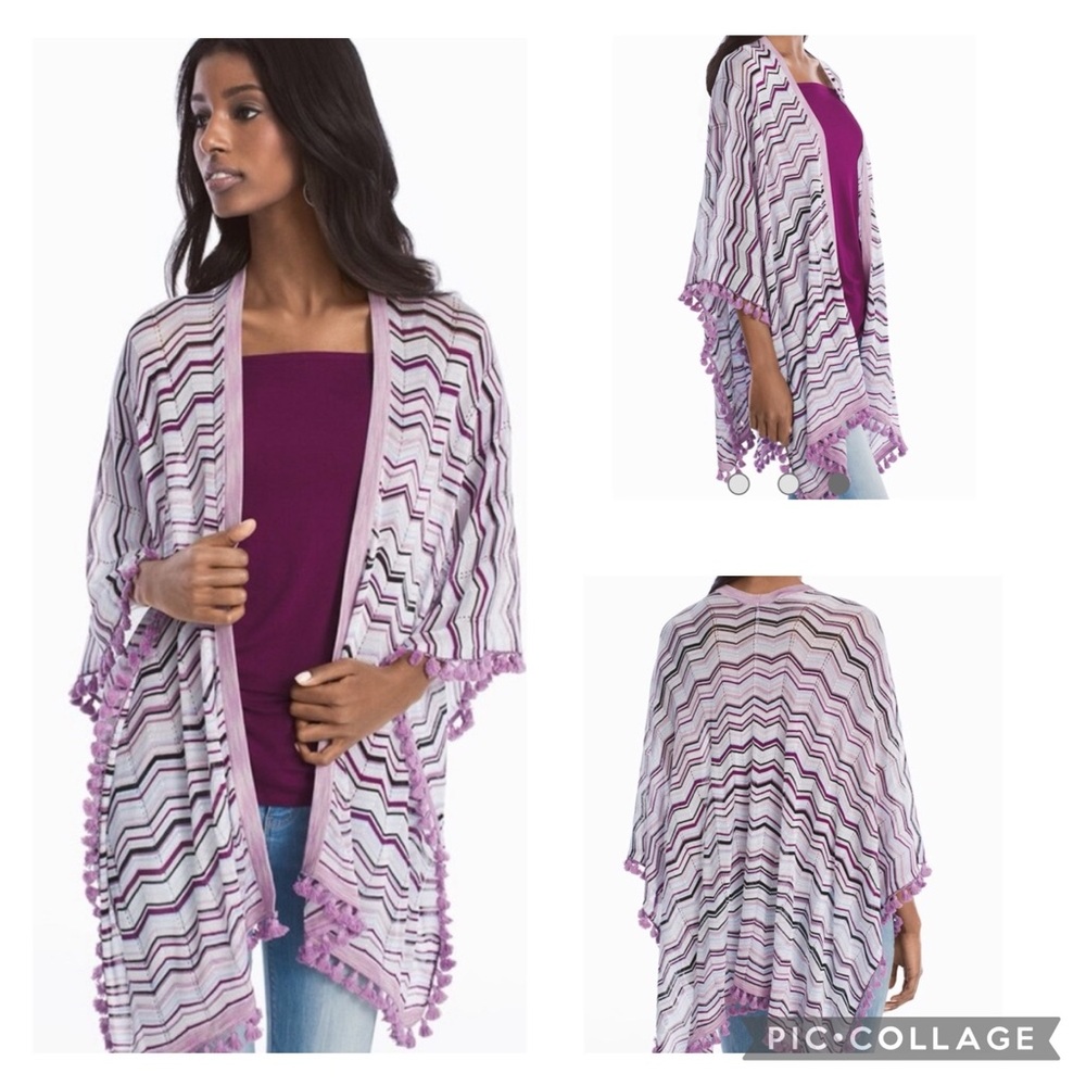 White House Black Market Chevron Sweater Cover Up